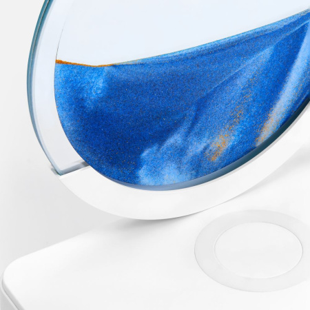 Интерьерный светильник с беспроводной зарядкой Sandflow, белый Интерьерный светильник с беспроводной зарядкой Sandflow, белый