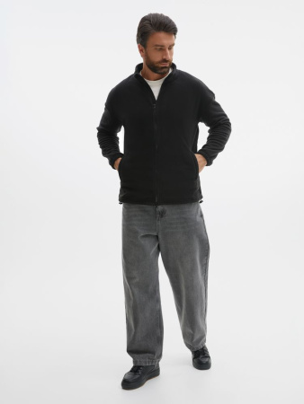 Куртка флисовая унисекс Nebo, черная, размер 3XL