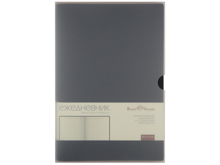Ежедневник А5 недатированный Mercury, черный