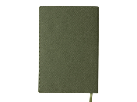 Блокнот А5 Bradbury, гибкая обложка, 80 листов 80 гр/м2 FSC бумага, оливковый