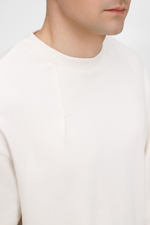 Свитшот унисекс Sinkopa, молочно-белый, размер XS/S