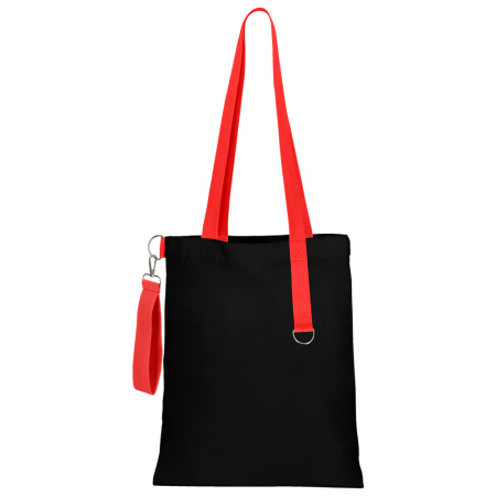 Сумка для покупок Black GLOW 325 г/м² с ремувкой, красная