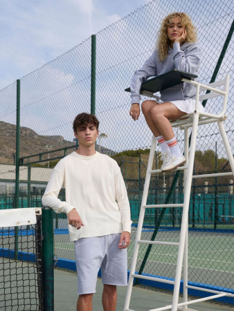 Футболка с длинным рукавом Thermal T, бежевая (неокрашенная), размер S