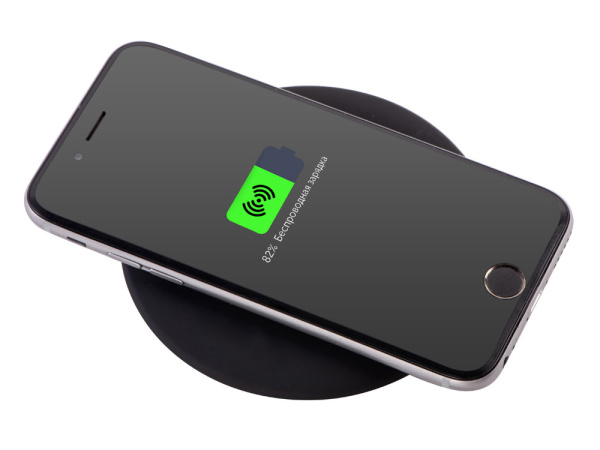 Беспроводное зарядное устройство с подсветкой логотипа Moon spot, 10 Вт Беспроводное зарядное устройство с подсветкой логотипа Moon spot, 10 Вт