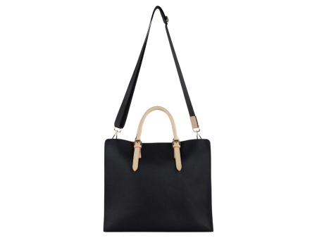 Сумка-шоппер BUGATTI ЭЛЛА | ELLA, черная, полиуретан, 37х12х31 см