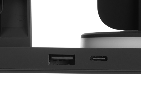 Складная зарядная станция с беспроводной зарядкой Flashport, 15 Вт Складная зарядная станция с беспроводной зарядкой Flashport, 15 Вт