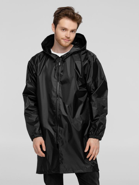Дождевик «Да будет свет», черный, размер S