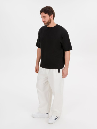 Джемпер с коротким рукавом Siluetti Volumica, черный, размер XL/XXL