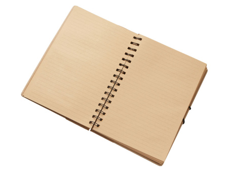 Крафтовый блокнот А5 в твердой обложке Saharan Cypress, 80 листов 70 гр/м2 бумаги, натуральный