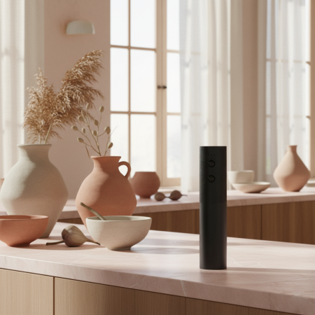 Винный электрический штопор Corknroll со встроенным аккумулятором, чёрный