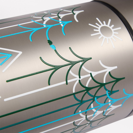 Термос для еды Бенто (Bento), серебряный