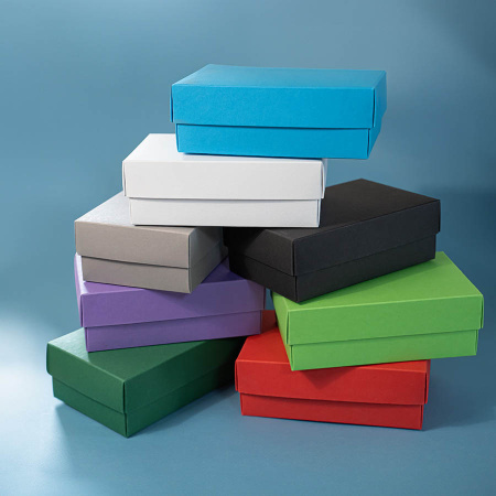 Коробка картонная, "COLOR" 11,5*6*17 см;черный