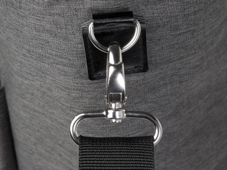 Сумка-холодильник Fabrizio со штопором, серый/черный