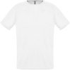 Футболка унисекс Sporty 140 белая, размер XS