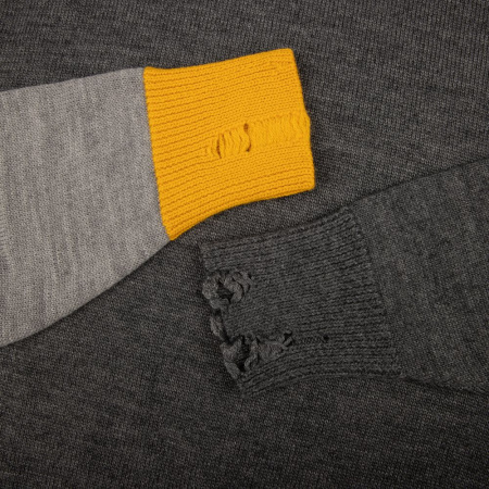 Свитер оверсайз Tricksy Net Grunge на заказ, полушерсть, размер L/XL