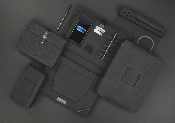 Настольная подставка с беспроводным зарядным устройством Настольная подставка с беспроводным зарядным устройством