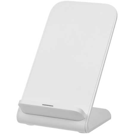 Беспроводное зарядное устройство с быстрой зарядкой Overtop, белое Беспроводное зарядное устройство с быстрой зарядкой Overtop, белое