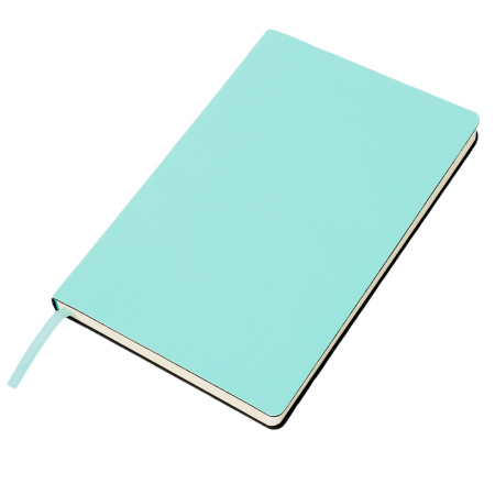 Ежедневник A5 недатированный Simflex в мягком переплёте, бирюзовый