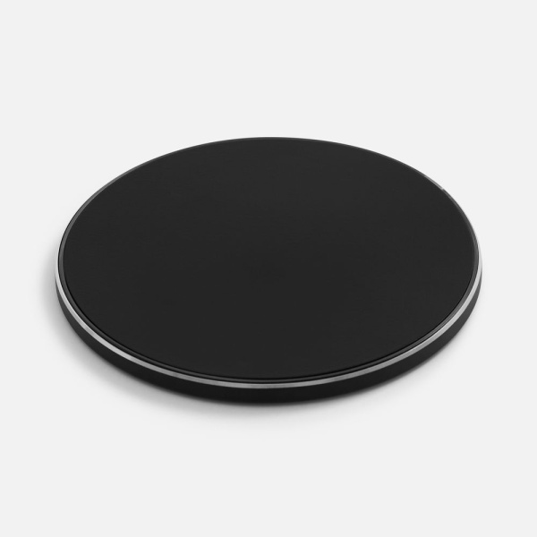 Беспроводное зарядное устройство с подсветкой Lightcore, черное