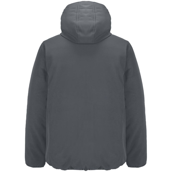 Куртка софтшелл с капюшоном мужская Falcon Men, темно-серая, размер S