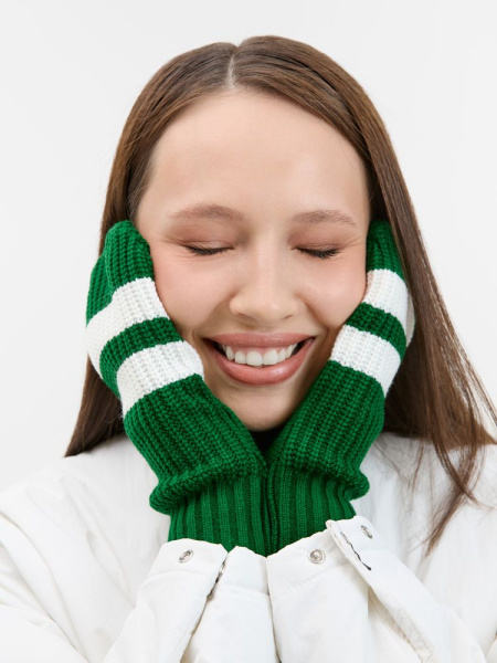 Варежки Winwear, зеленые (глубокий зеленый), размер S/M
