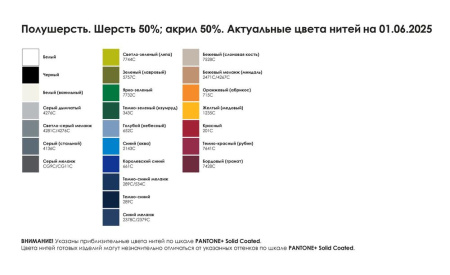 Джемпер Denim свободного силуэта на заказ, полушерсть, размер XL