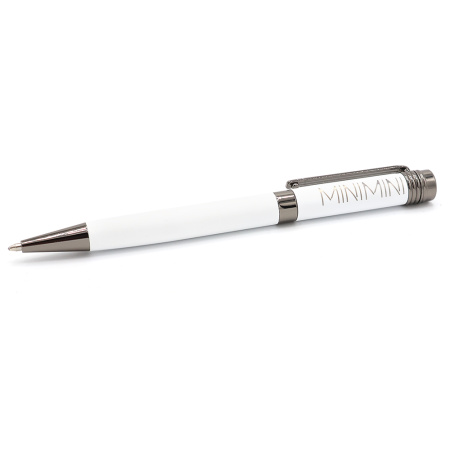 Ручка металлическая Senator, белая