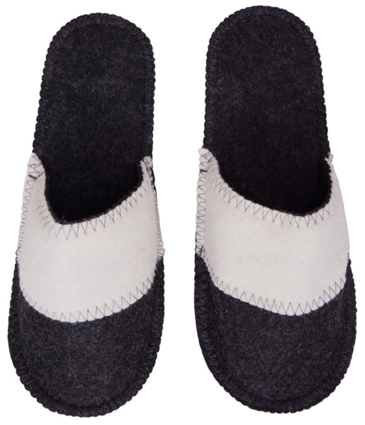 Тапочки двухцветные для бани и сауны Healing