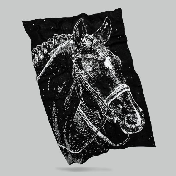 Плед «Вороной»