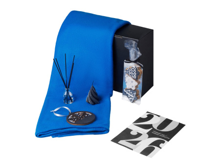 Подарочный набор Re:Home с пледом, свечой и диффузором