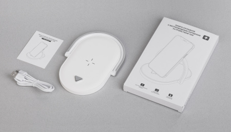 Лампа складная с беспроводным (15W) зарядным устройством "Sky Light" Лампа складная с беспроводным (15W) зарядным устройством "Sky Light"