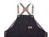 Джинсовый фартук с карманами Fry, черный