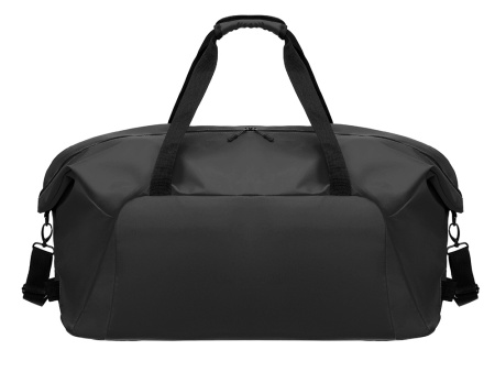 Сумка дорожная TORBER РИТМ, чёрная, полиэстер 900D с PU покрытием, 65 х 37 х 34 см