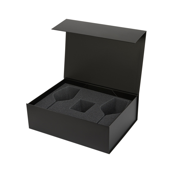 Ложемент под свечу Энигма (Enigma) + 2 бокала для вина в среднюю коробку-трансформер (арт. 695721)