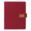 Ежедневник в суперобложке Country Alfa Mocco Business Edition B5, полутвердый, бордовый с золотом