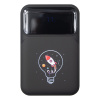 Внешний аккумулятор (powerbank) «Lumen» Print Sample, софт тач, 10 000 mAH, с тремя зарядными шнурами, 22,5W super fast charge, Power Delivery (PD) 20W (dfnn), QC3.0, черный
