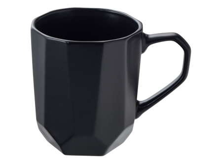 Кружка с гранями Amery, 310мл, черный матовый