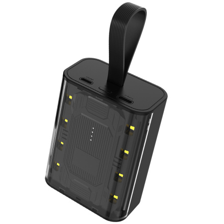 Внешний аккумулятор Courage, 5000 Mah, черный