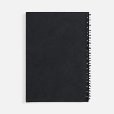 Ежедневник Notera Maxi, недатированный, черный