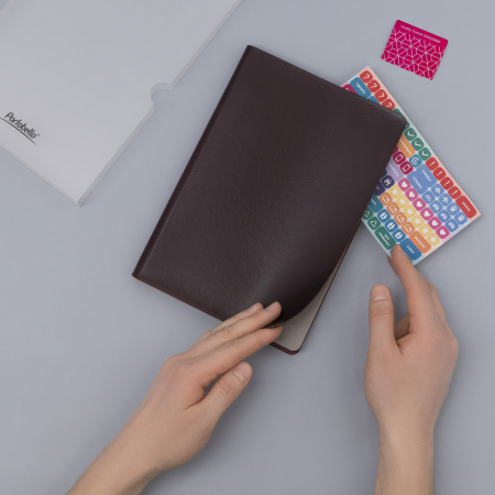 Ежедневник Вояж (Voyage) недатированный, бургунди