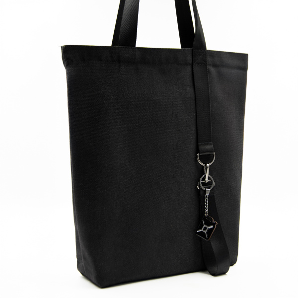 Шоппер/рюкзак Superbag Transformer, с молнией и двумя отделениями (черный)