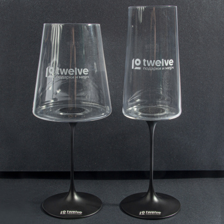 Хрустальный бокал для игристого вина на магните Trebonn SplitGlass, 2 шт, 320 мл