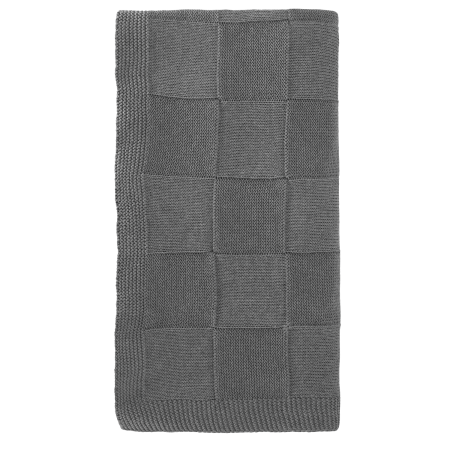 Плед Cella вязаный, серый (без подарочной коробки)