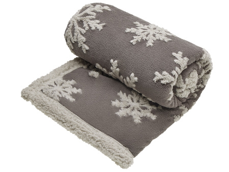 Плед Snowflake новогодний