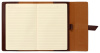 Бизнес-блокнот А5 с клапаном Fabrizio, 80 листов, коричневый