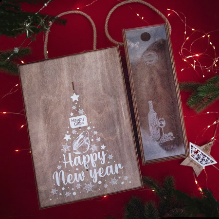 Ящик подарочный WINOTEKA размер 34,5 х 11,5 х 11 см