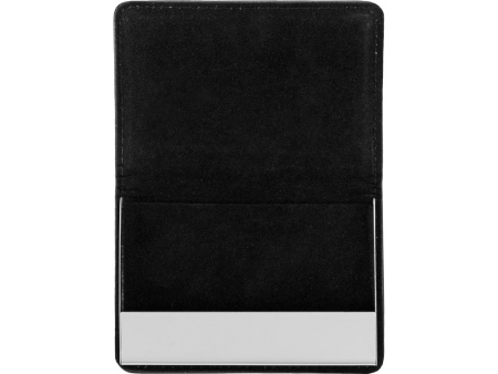 Визитница Намибия, черный/серебристый