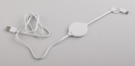 Кабель "Energy" с функцией беспроводного зарядного устройства Кабель "Energy" с функцией беспроводного зарядного устройства