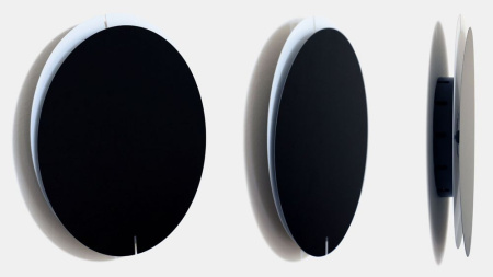 Часы настенные Melancholia Clock, черные