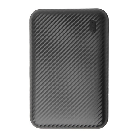 Универсальный аккумулятор Rib 5 (5000 мАч), черный, 9,8х6.3х1,4 см